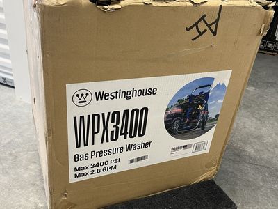 Westinghouse WPX3400 Gas Pressure Washer - 3400 PSI 2.6 GPM New In Box