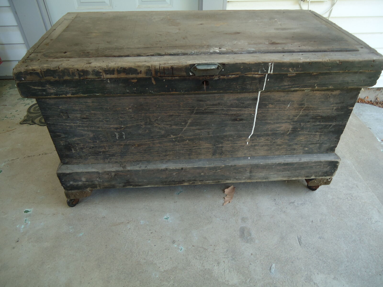 Old Wood Workers Trunk