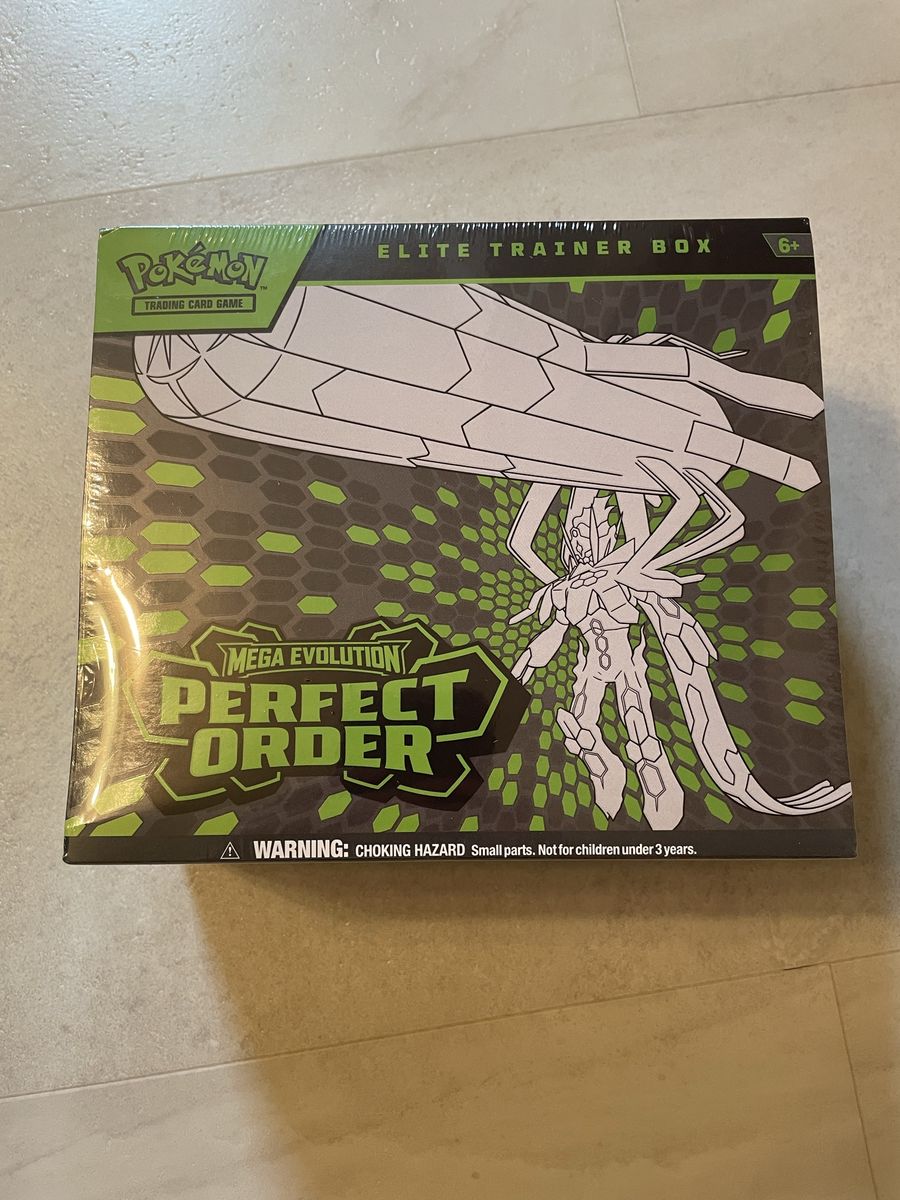 Pokemon Mega Evolution Perfect Order ETB Box Cards