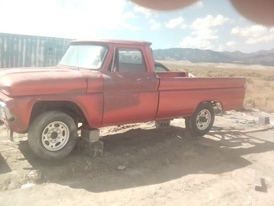 Vintage Red Pickup Truck - Non-Running Project Vehicle