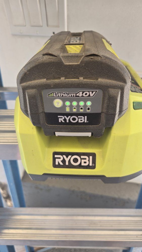 RYOBI 40V Lithium Battery & Charger