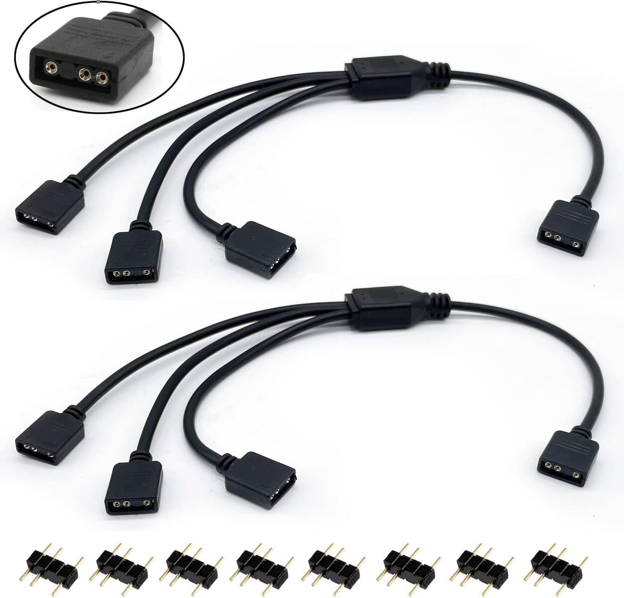 ARGB SPLITTER - Female to 3 female and 1 male (Single)