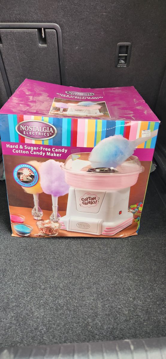 Nostalgia cotton candy hard and sugar free candy maker