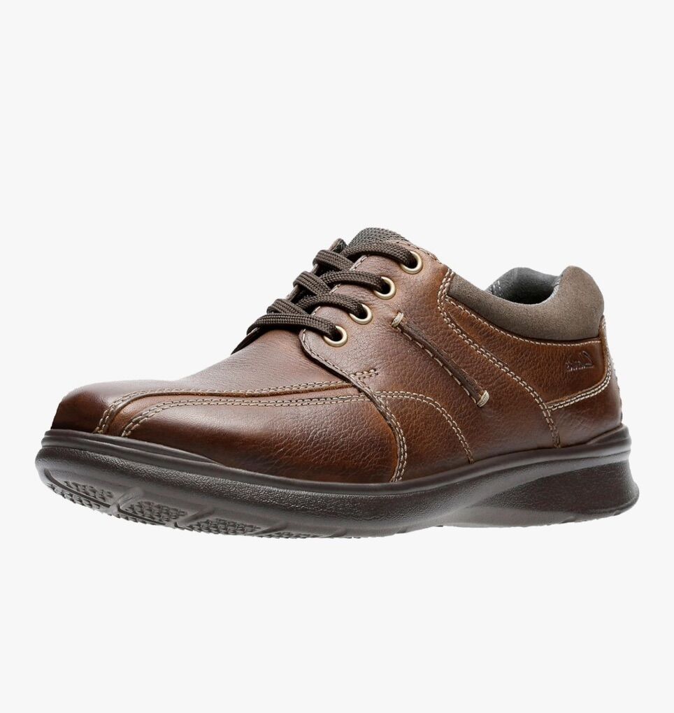 Clarks Men's Cotrell Walk Oxford-Tobacco 7.5