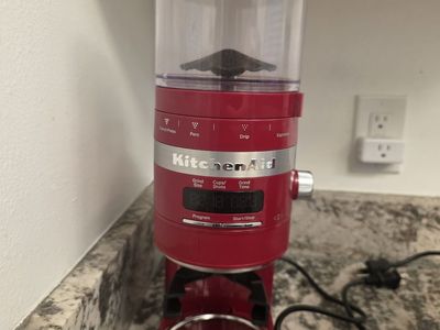 KitchenAid Burr Coffee Grinder – Red