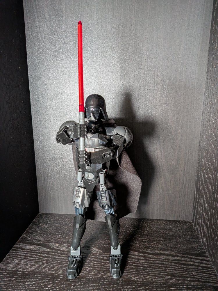 LEGO Star Wars Darth Vader Buildable Figure with Lightsaber Action Figure