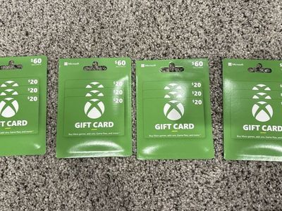Xbox Gift Card Multipack $60 (Four Packs Available)