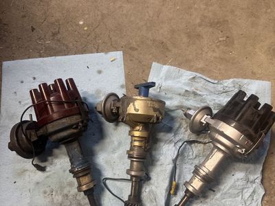 Ford Autolite 289-302 Engine Distributors with Vacuum Advance, points and Condenser per each