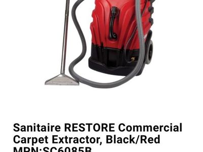 Sanitaire heated carpet extractor