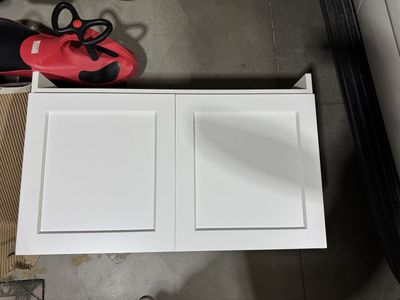 New White Shaker Style Cabinet