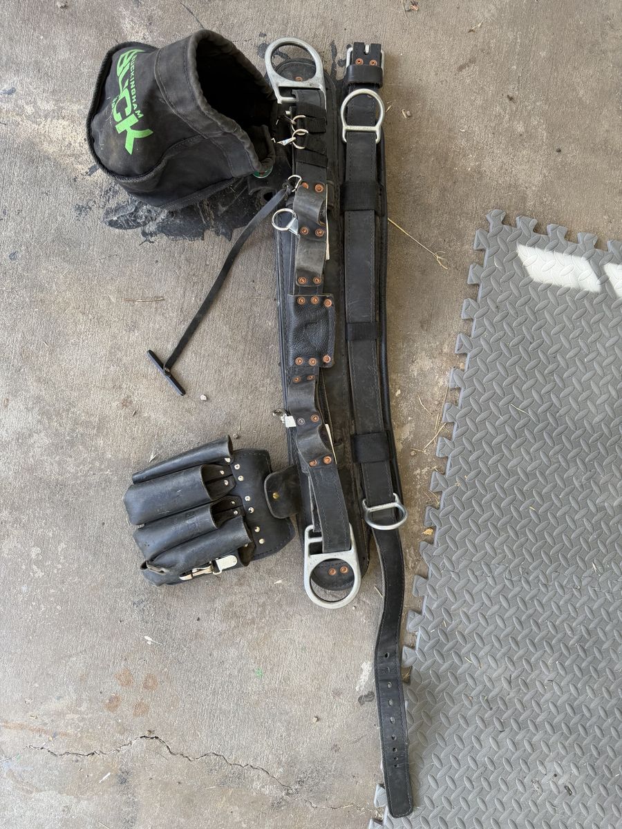 Lineman climbing gear