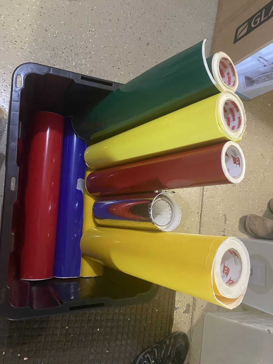 Avery Dennison/Oracal Vinyl Film Rolls - Assorted Colors (Partial Rolls)