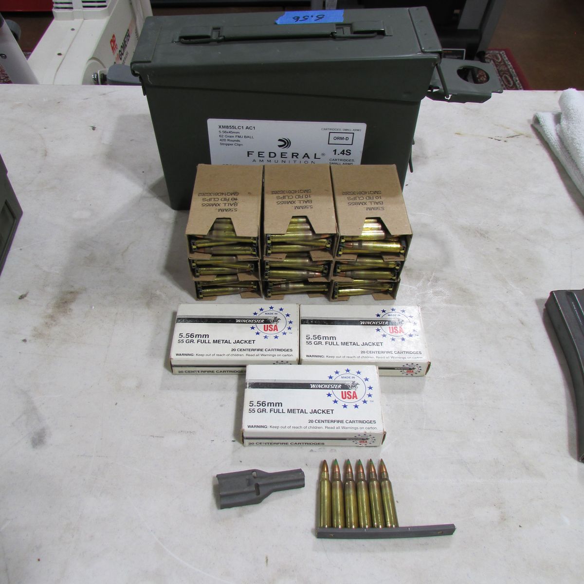 330 Rounds 5.56 55 Grain FMJ for 120.00