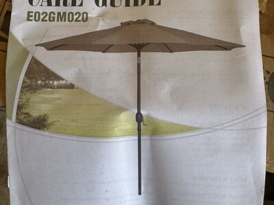 9ft TIlting Patio Umbrella (No Base)