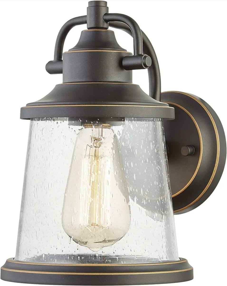 Outdoor Wall Lantern, Wall Sconce as Porch Lighting Fixture, E26 Medium Base,...