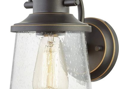Outdoor Wall Lantern, Wall Sconce as Porch Lighting Fixture, E26 Medium Base,...