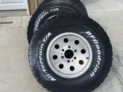Chevy wheels with tires