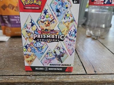 Pokemon TCG: Scarlet & Violet Prismatic Evolutions Booster Bundle - 6 Packs Sealed