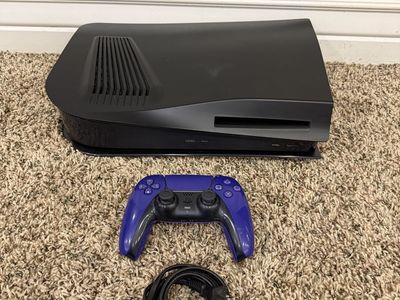 PS5 Black Custom Plates