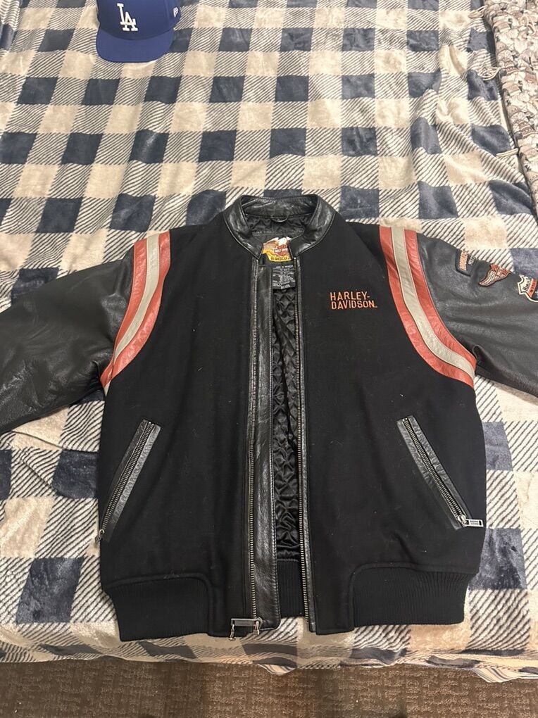 Vintage Harley Davidson Biker Jacket