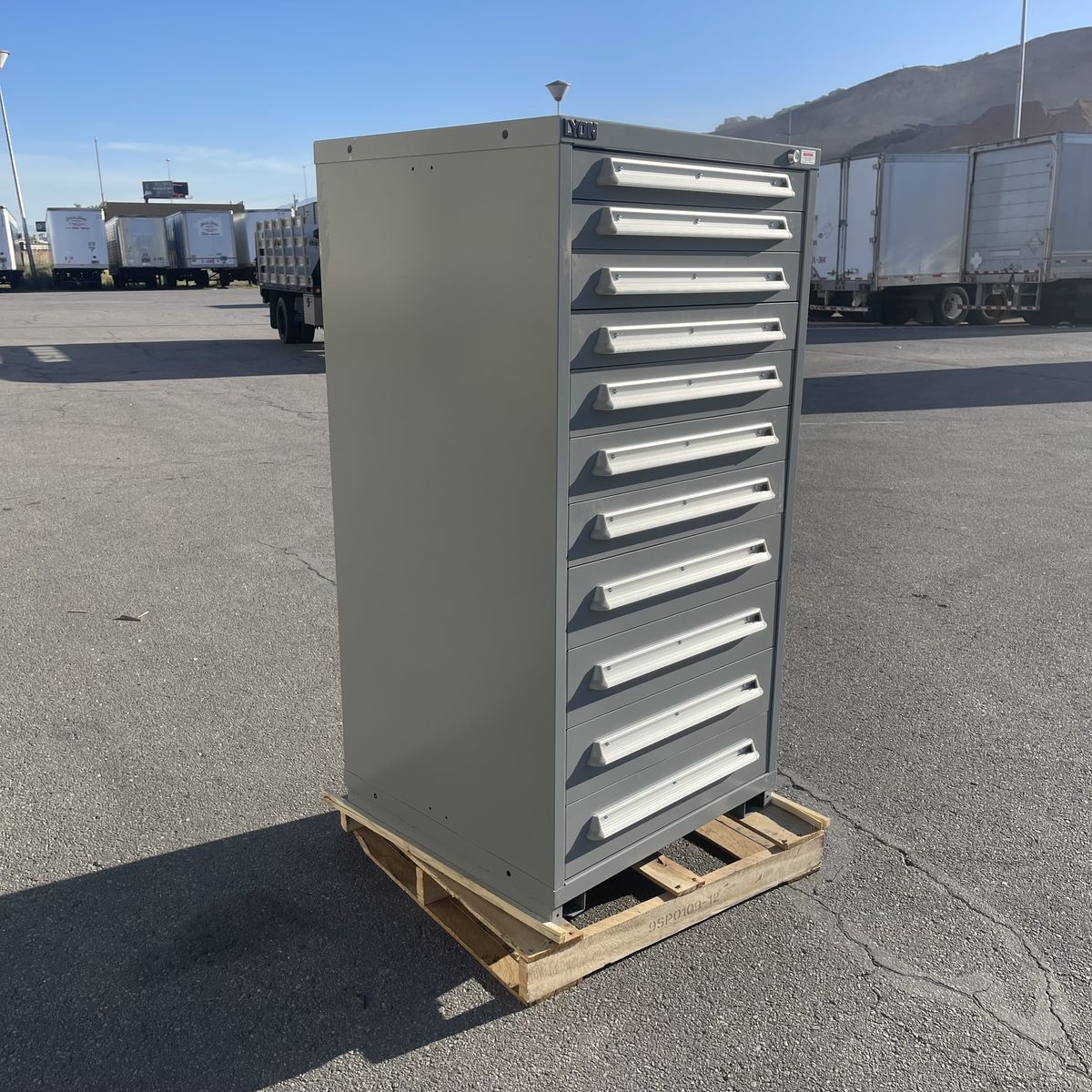 LYON Modular Drawer Cabinet Grey 30"x28"x60"