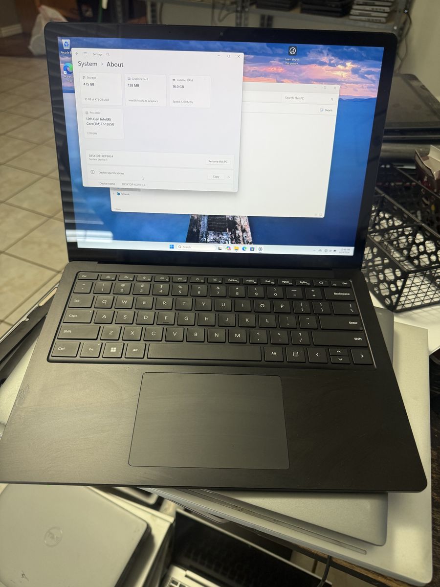 INSANE DEAL ON MICROSOFT SURFACE LAPTOP 5. 12th gen intel core i7 16gb ram 512gb ssd w/warranty