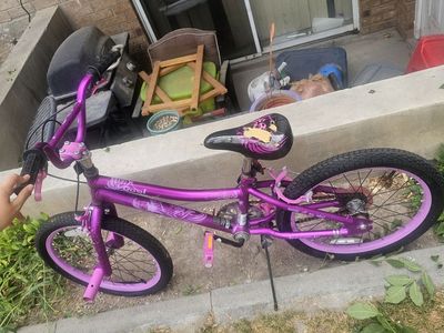 Mongoose and Dynacraft Kids' Bikes - 2 Used Bicycles, Black & Purple
