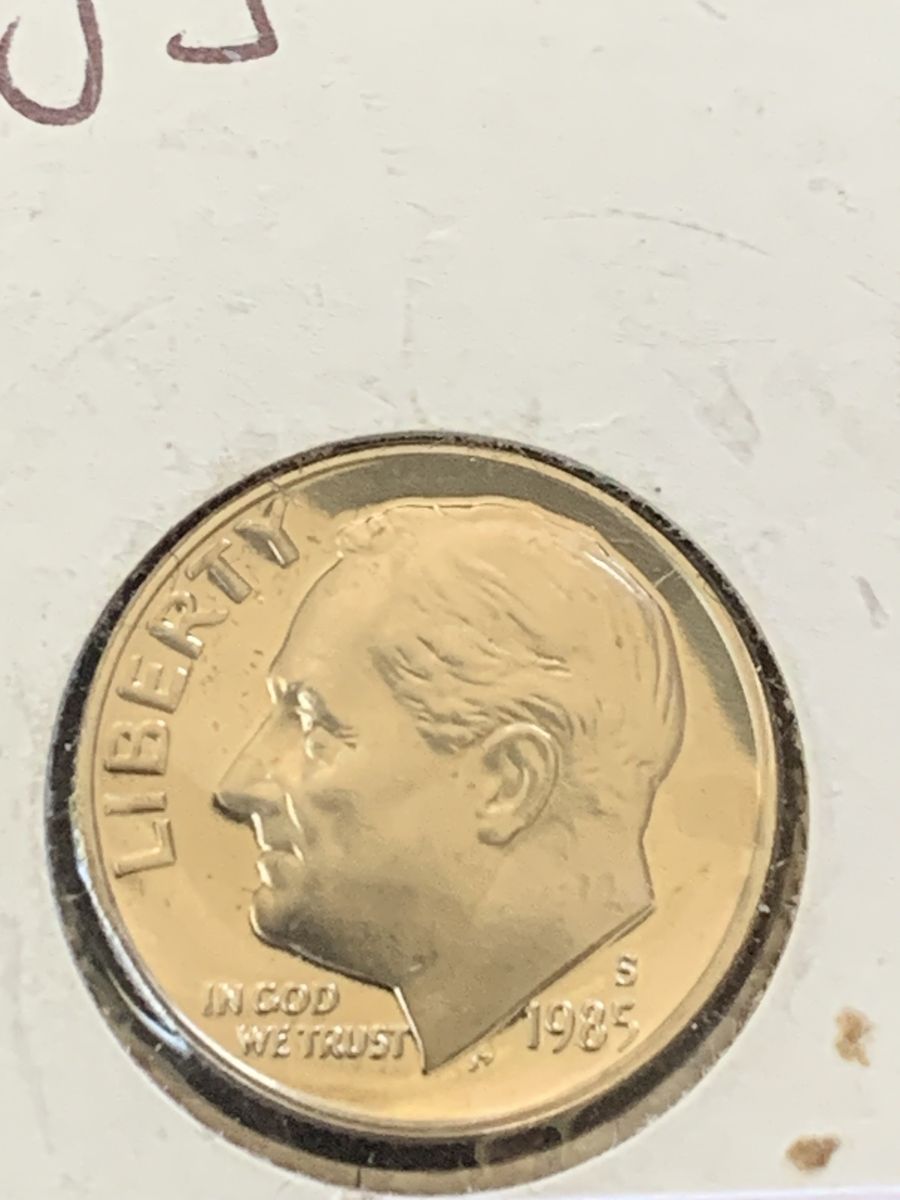 1985S Dime proof