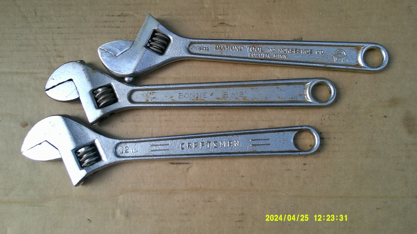 Cresent Type  12 Inch Adjustable  Wrenches. Craftsman $15  (Others $10 EACH)