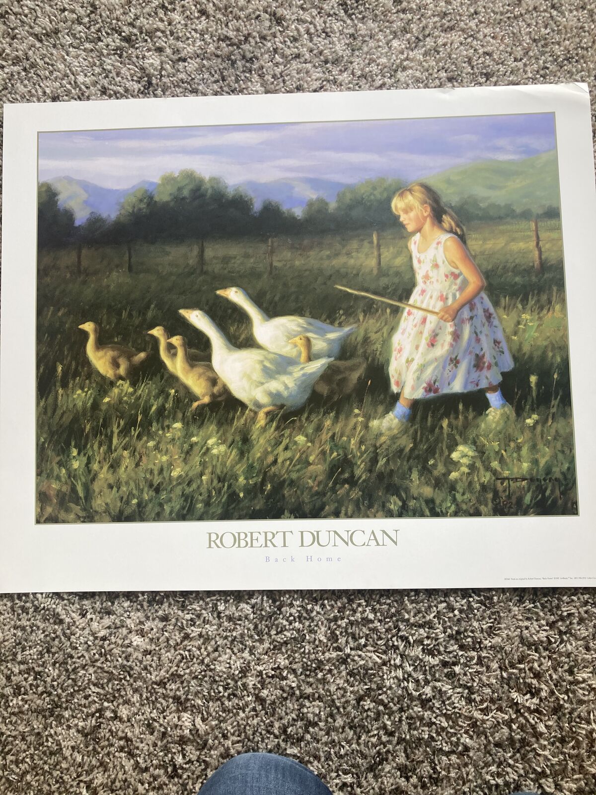 “Back Home" by Robert Duncan Licensed Re-Print Mint Condition