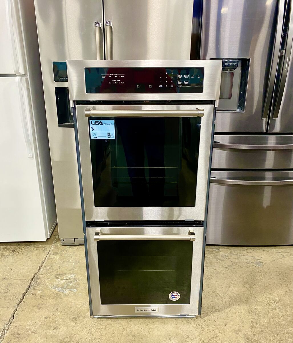 KITCHENAID DOUBLE WALL OVEN WITH TRUE CONVECTION