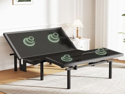 Marsail Queen Adjustable Bed Base with Massage, 4 Ports USB A&C Bed Frame I’m