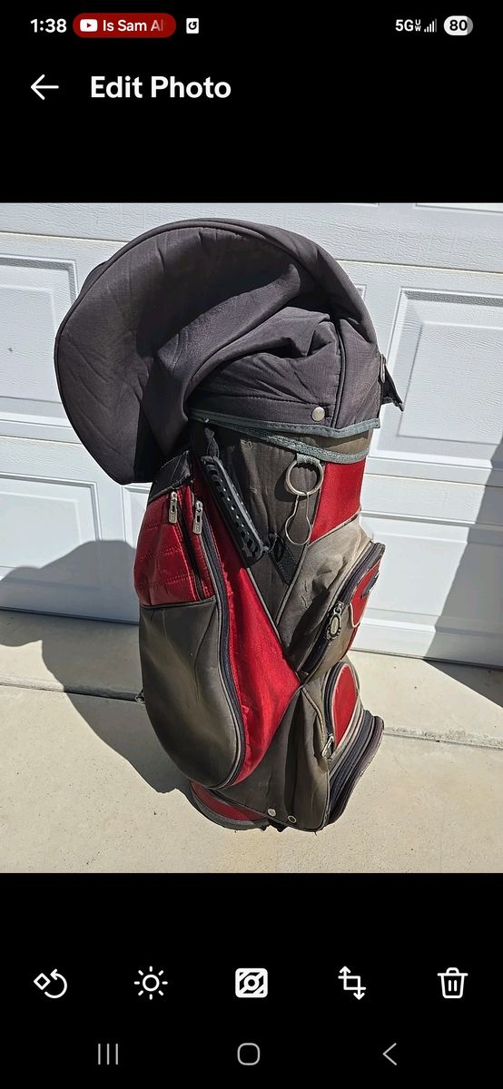 Bennington Golf Bag 14 Way Divider, Strap, Rain Cover