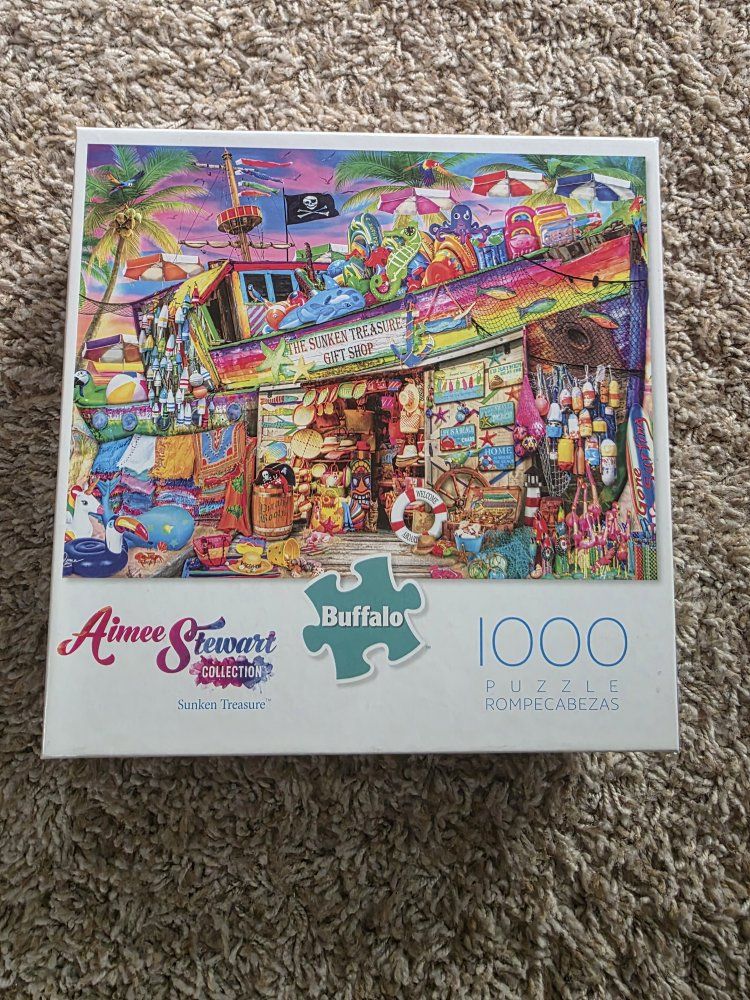 Buffalo Games Aimee Stewart Collection Sunken Treasure 1000 Piece Jigsaw Puzzle