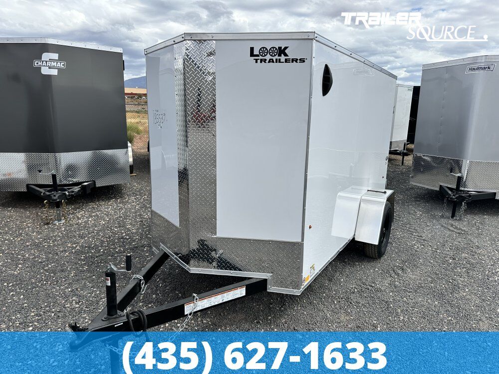 5x10 Look ST DLX Enclosed Cargo Trailer - 5'6" Interior - 3.5K GVWR 16" Cross Member Upgrade, .080 PolyCor