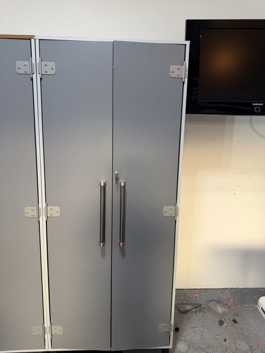 Sauder Brand Locking Garage Cabinet