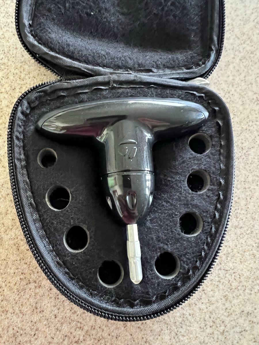 TaylorMade Golf Torque Wrench with Carbon Fiber Case - Adjust Your Clubs with Precision