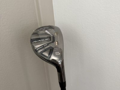 New Callaway Rogue 5 Hybrid with Head Cover