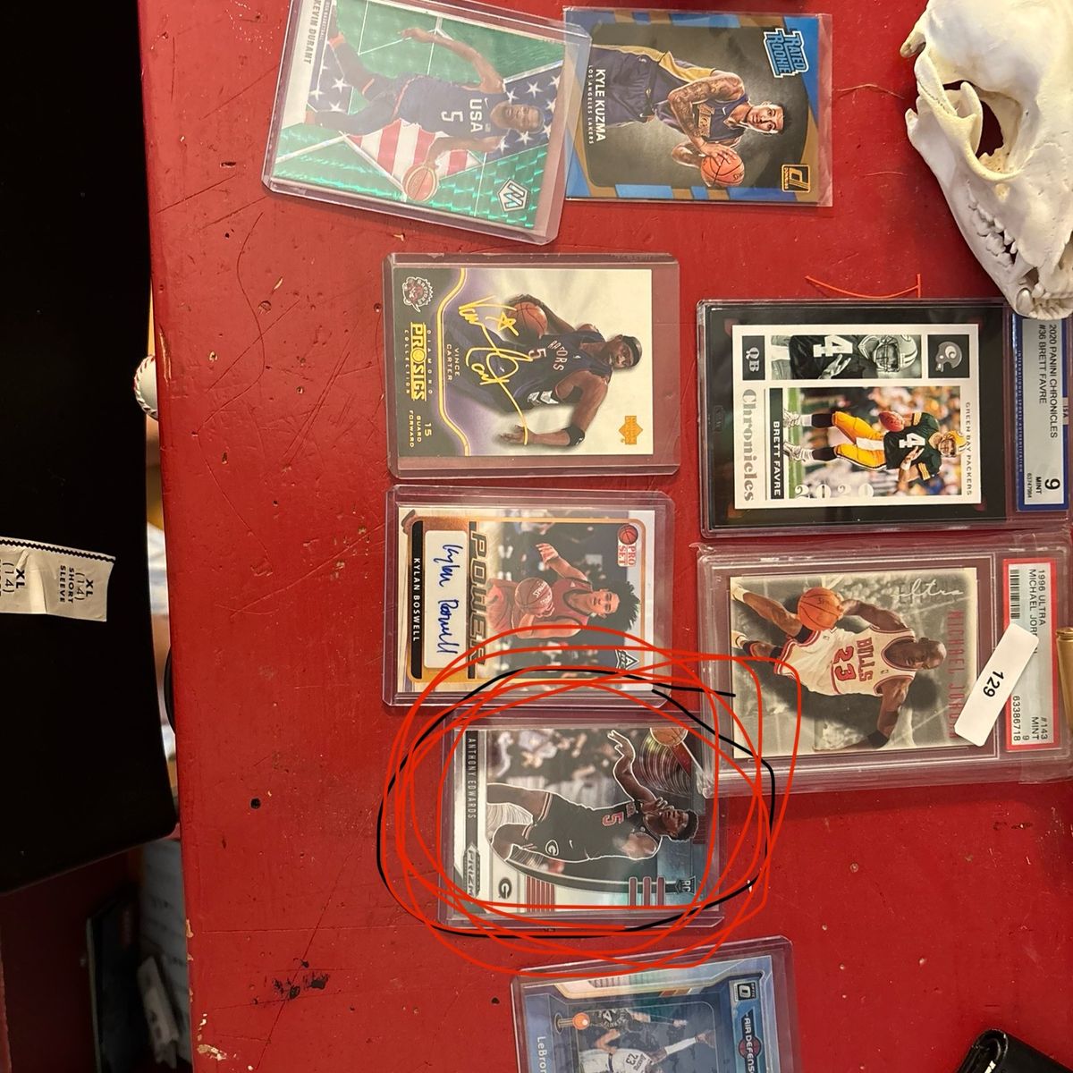 Anthony Edwards College Card