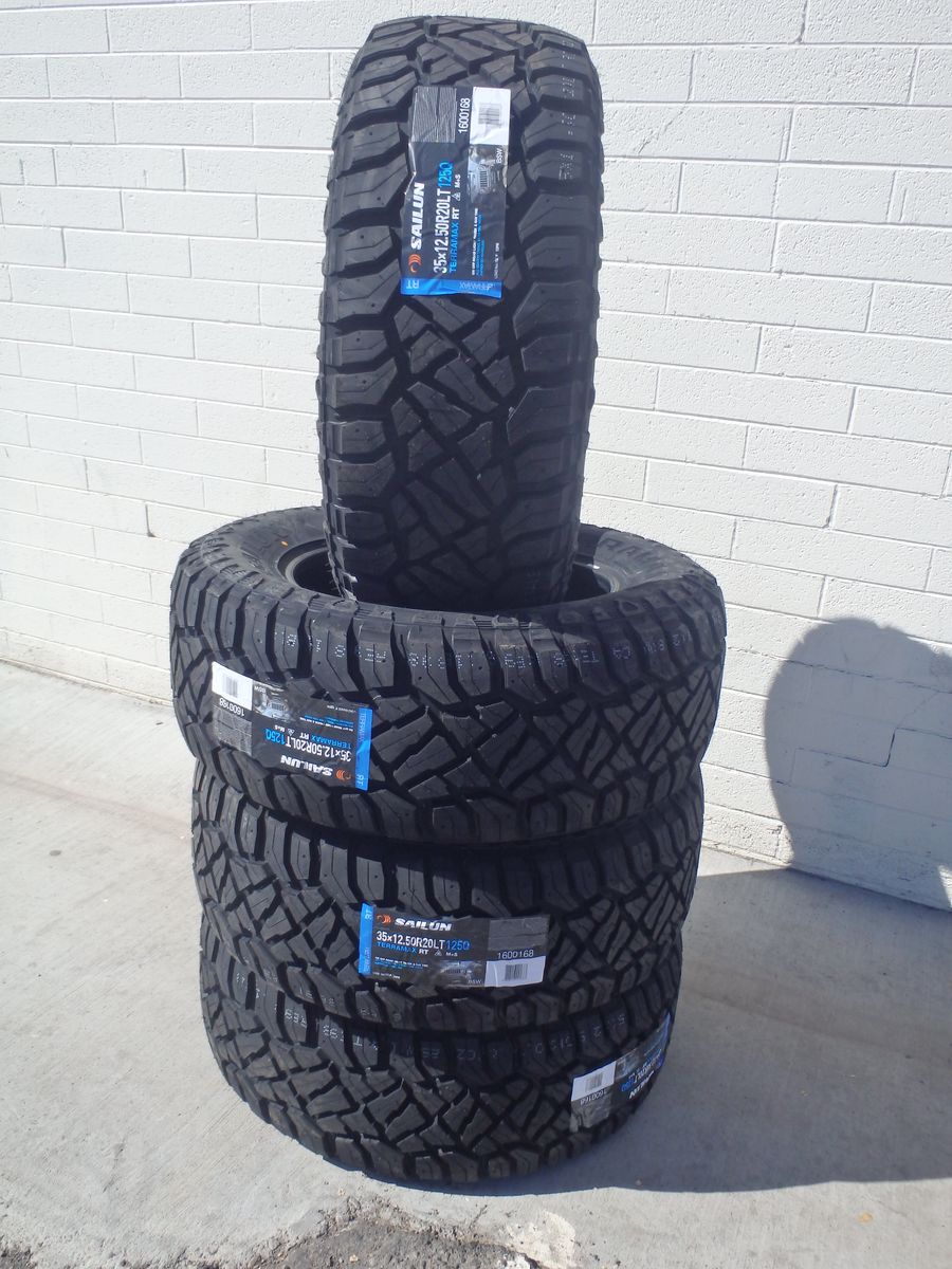 35X12.50R20 SAILUN TERRAMAX RT SET OF BRAND NEW TIRES