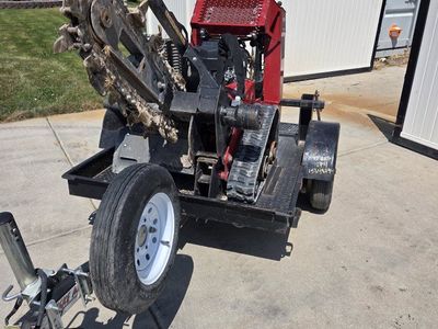 Toro TRX-16 Walk-Behind Track Trencher with Matching Toro Trailer