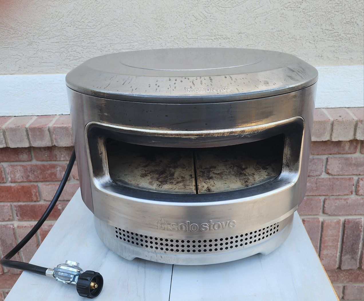 Solo Stove Pi Dual Fuel Pizza Oven with Gas Burner, Wood Tray, Tools, & Firewood
