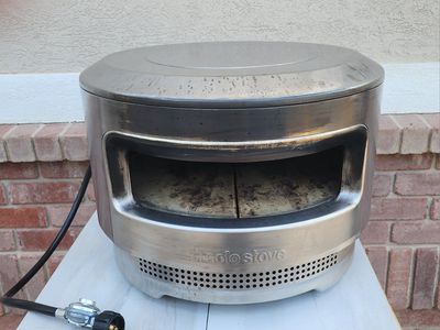 Solo Stove Pi Dual Fuel Pizza Oven with Gas Burner, Wood Tray, Tools, & Firewood