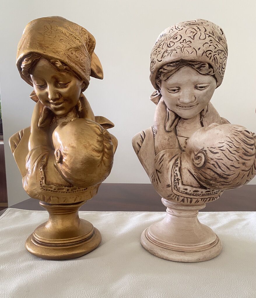 Emilio Fiaschi Mother And Child Bust Reproduction