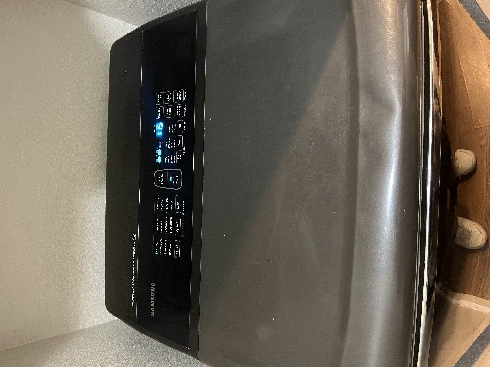 Samsung Top Loader steam washer and dryer