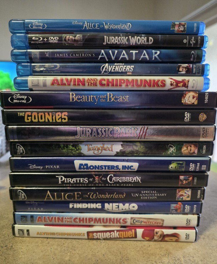 Dvds and Blu-rays