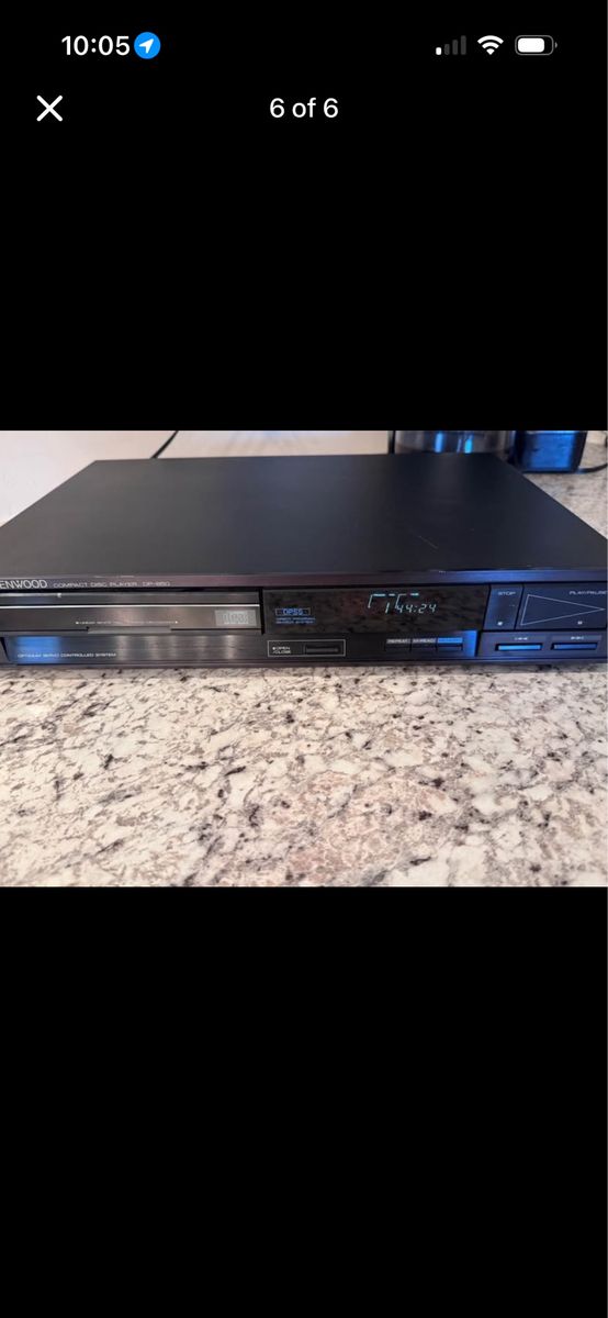 Kenwood DP-850 Compact Disc Player Vintage Home Audio CD Player