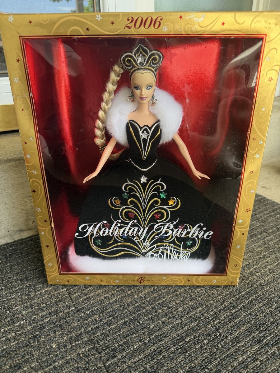 2006 Holiday Barbie Doll by Bob Mackie Collector Edition in Original Box