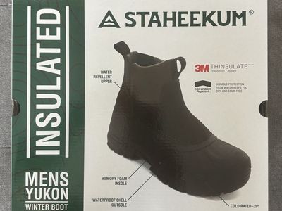 NEW! Men’s Staheekum Yucon Insulated Winter Boots — Size 10