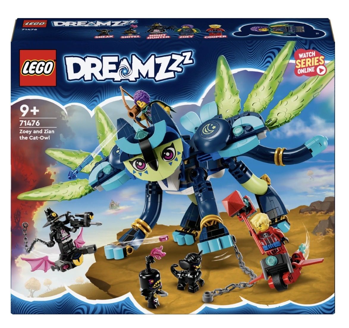 LEGO DREAMZzz Zoey and Zian the Cat-Owl 71476